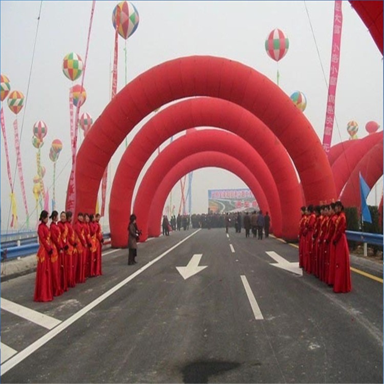 潮州开业纯红拱门